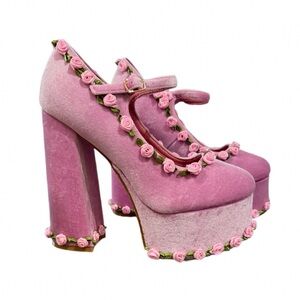 Pink Mary Janes Platform Heels | Fairycore Heels